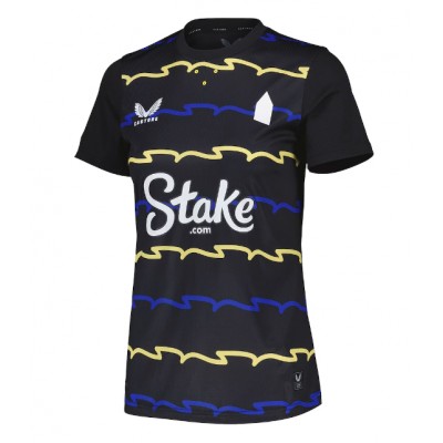 Camiseta Everton Jarrad Branthwaite #32 Tercera Equipación Replica 2025-26 para mujer mangas cortas Camiseta Everton Jarrad Branthwaite #32 Tercera Equipación Replica 2025-26 para mujer mangas cortas